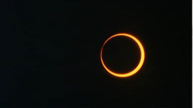 Eclipse solar "anillo de fuego", que será el 14 de octubre 2023 - Foto NASA