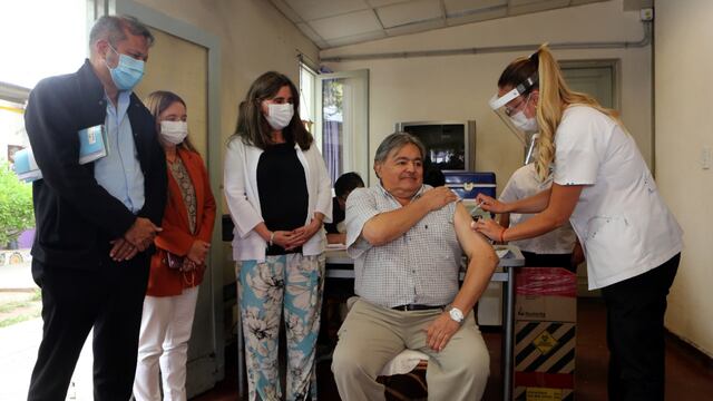 Vacunación en geriátricos de Mendoza.