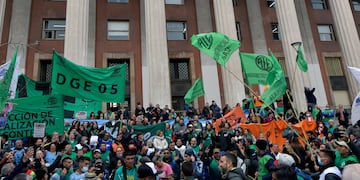 Protesta de ATE Mendoza.