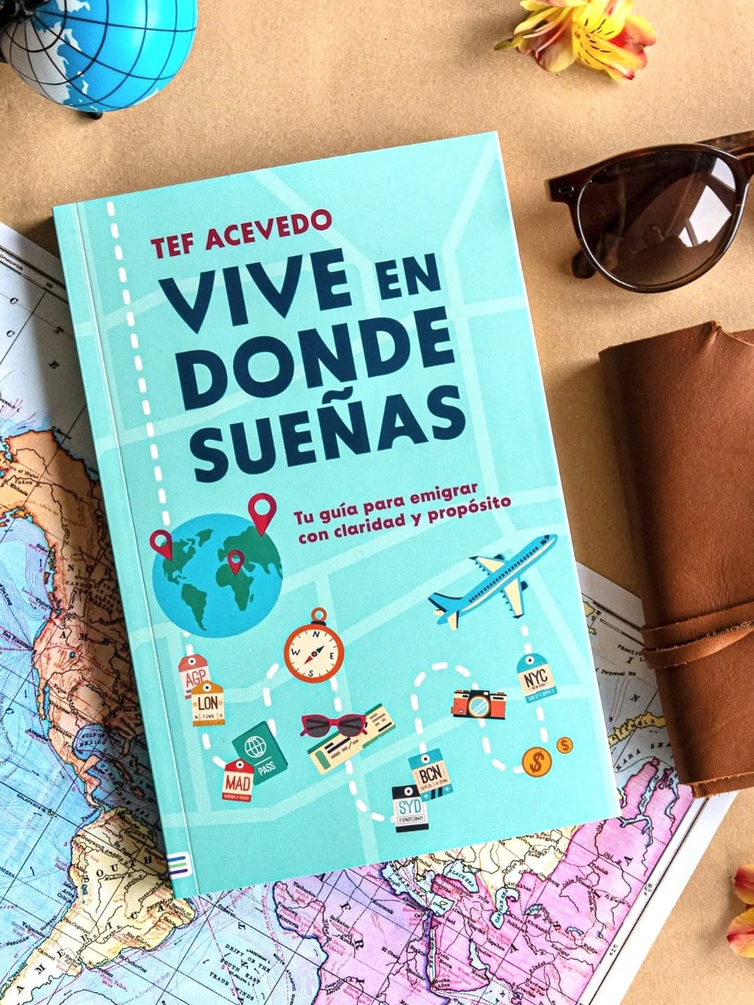“Vive donde sueñas”: el libro de una argentina que migró a España para cumplir su deseo.