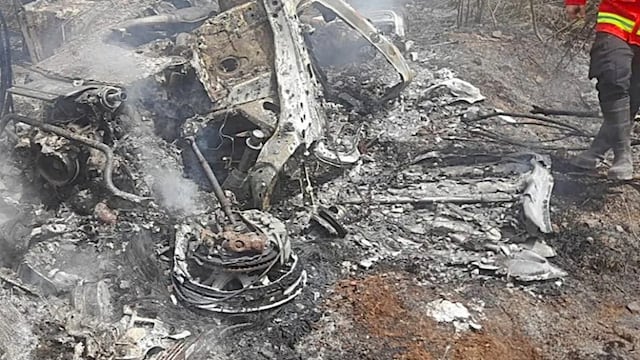 Un empresario perdió la vida en el despiste y posterior incendio de su vehículo en Mártires.