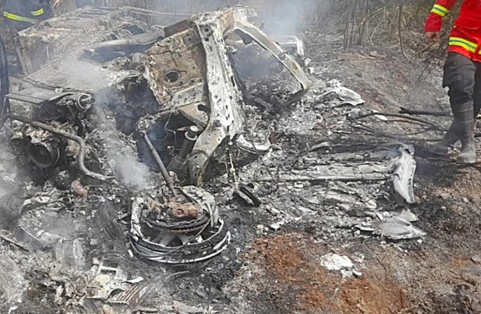 Un empresario perdió la vida en el despiste y posterior incendio de su vehículo en Mártires