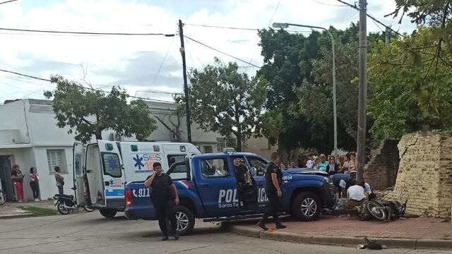 La Policía habría producido un choque fatal en Rafaela