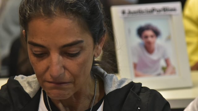 Momentos de la lectura de la sentencia por el asesinato de Valentino Blas Correas (Facundo Luque / La Voz)