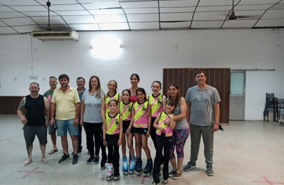 Aporte económico de la Comuna de Soldini para la Escuela de Patín Artístico