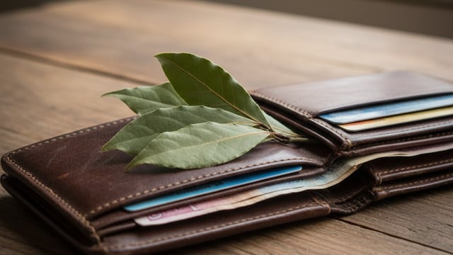Cuál es el significado de llevar hojas de laurel en la billetera, según el Feng Shui.