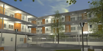 La obra apunta a establecer nuevas unidades habitacionales en el barrio Villa Setúbal.