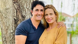 Sebastián Estevanez y su esposa