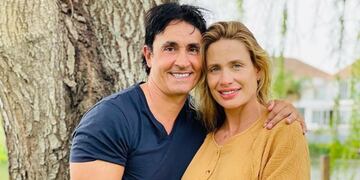 Sebastián Estevanez y su esposa