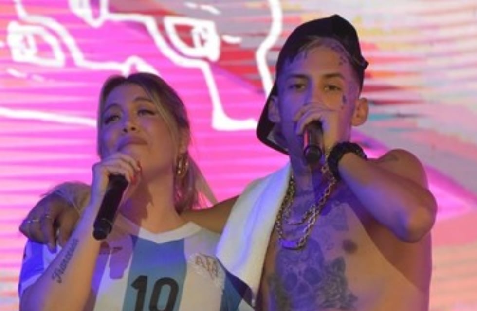 Wanda Nara cantó en Paraguay junto a L-Gante y apuntó contra Mauro Icardi: “Las mujeres somos fuertes”