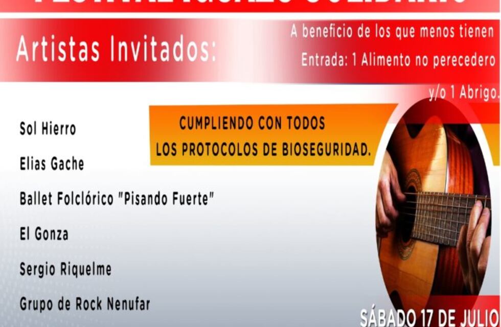 El sábado próximo habrá un festival solidario en el Anfiteatro de Iguazú