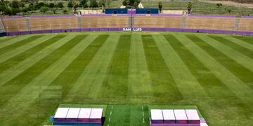 estadio Juan Gilberto Funes, escenario de Talleres - Godoy Cruz por Copa Argentina.