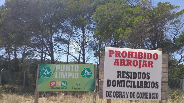 Se prohíbe arrojar residuos en la Estación Forestal de Claromecó