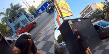 Iba a llamar a la policía porque pensó que estaban robando.