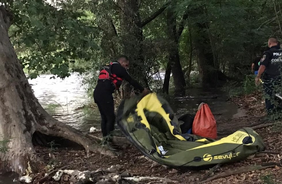 Le dijeron que no entre al río, no hizo caso y tuvieron que rescatarlo