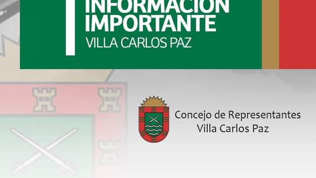 Audiencia Pública. Concejo de Representantes de Villa Carlos Paz.