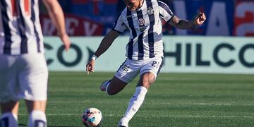 Después de la expulsión y de una noche negra ante Boca, Rafael Pérez volverá a ser titular en Talleres este lunes frente a San Lorenzo (Prensa Talleres).