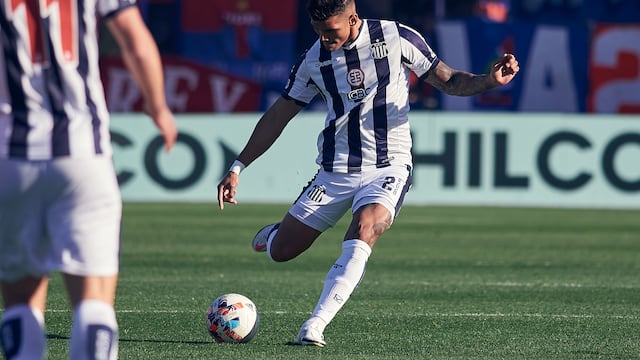 Rafael Pérez, zaguero de Talleres, reaparece este domingo ante Godoy Cruz (Prensa Talleres).