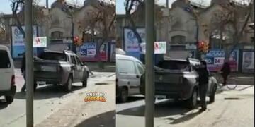 Se fue con la manguera del gas colgando.