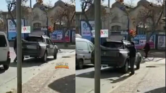 Se fue con la manguera del gas colgando.