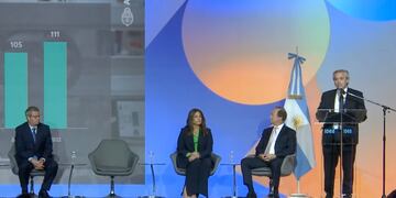 Alberto Fernández en el cierre del coloquio de Idea.