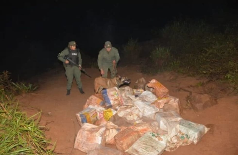 Más de 570 kilos de marihuana fueron incautados en Puerto Esperanza