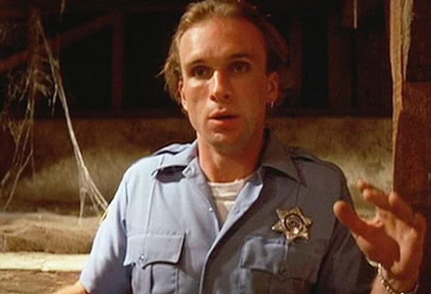 Peter Greene durante su actuación en Pulp Fiction.