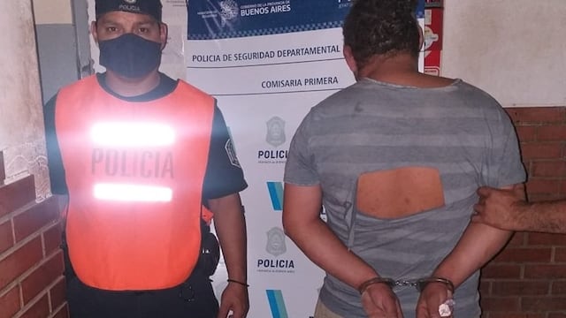 Golpeó a su pareja y fue detenido