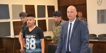 Vladimir Cristian Cayo Coronel (izquierda) fue condenado por el homicidio de Edgardo Jesús Lucero Ramírez, en un juicio abrevido. Gentileza Poder Judicial de Mendoza.