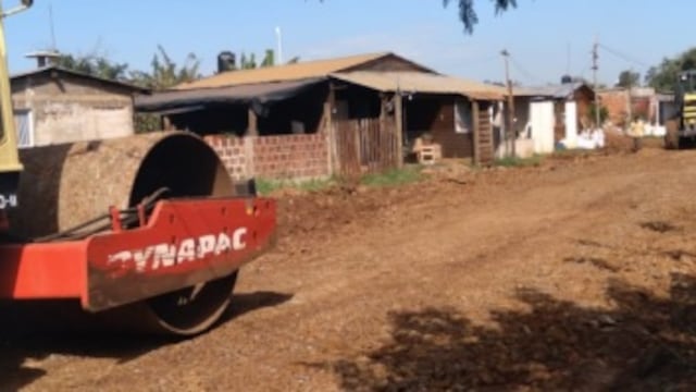 Continúan ejecutándose obras en Puerto Iguazú.