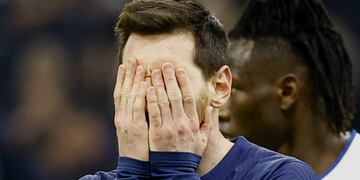 El PSG de Messi quedó eliminado frente al Marsella. Foto: Los Andes.