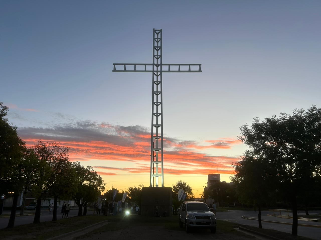Reinauguración de la Cruz del Centenario