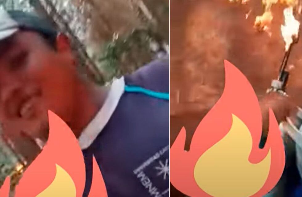 Habló el joven que se grabó quemando los bosques en Corrientes: “Mis jefes me dieron la orden”
