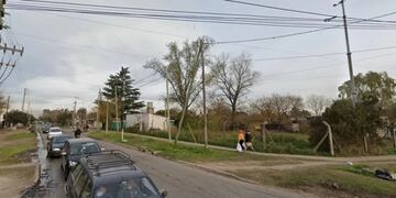El hecho ocurrió entre las calles Lafayette y Mosconi, en la zona del Parque San Martín de Merlo.
