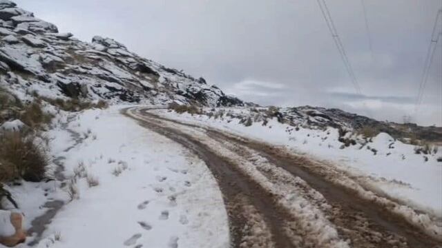 El Champaquí tuvo su primera nevada de 2022.