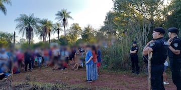 Eldorado: la policía logró evitar la usurpación de un terreno.