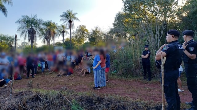Eldorado: la policía logró evitar la usurpación de un terreno.