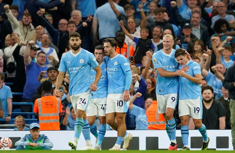 El gol de Julián Álvarez para el Manchester City contra Fulham por la Premier League