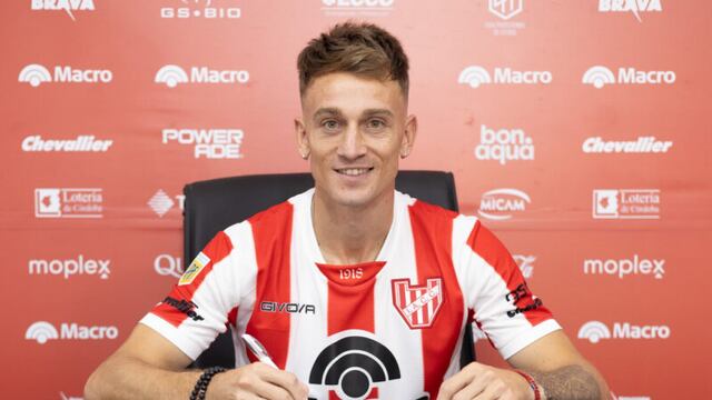 Guido Mainero firmó su contrato y será jugador de Instituto en 2024. (IACC).