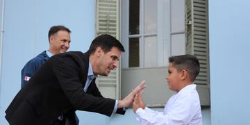 El intendente de Rafaela, Leonardo Viotti, participó de la apertura del ciclo lectivo