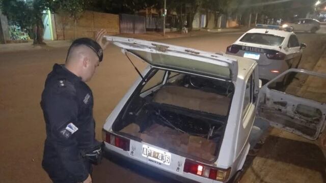 Oberá: lo atraparon robando ladrillos de una obre en construcción.