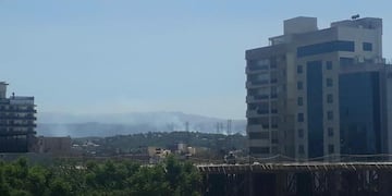 Incendio en la zona oeste de Carlos Paz.
