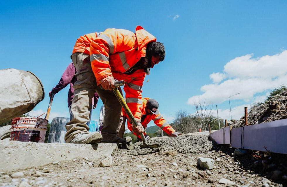 Ushuaia: se está llevando a cabo la puesta en valor de los espacios públicos