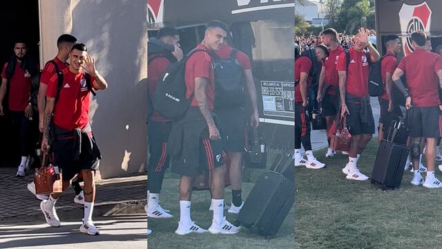 Matías Suárez sonrió al escuchar el grito de un hincha.