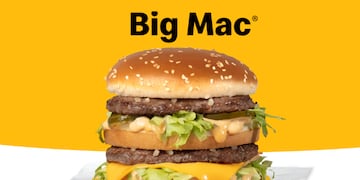 El Big Mac es una de las hamburguesas más famosas de McDonald's.