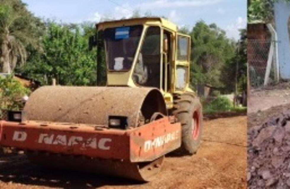 Ejecutan obras viales en Puerto Iguazú
