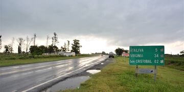 Cruce con la ruta provincial 13, hasta donde llegará la nueva obra