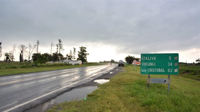 Cruce con la ruta provincial 13, hasta donde llegará la nueva obra