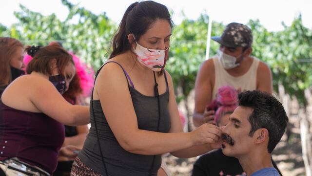 Rodaje de Vendimia 2021 en bodega.