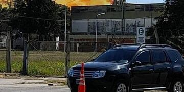 El escape en Río Tercero en la Fábrica Militar.